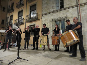 Diada Nacional 2022. XV Marxa de Torxes de Girona pels carrers del Barri Vell de Girona