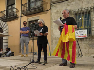 Diada Nacional 2022. XV Marxa de Torxes de Girona pels carrers del Barri Vell de Girona