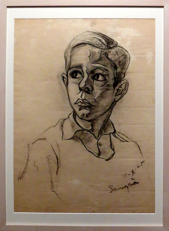 Retrat de Jaume Sangr&agrave;. Albert Sangr&agrave; Dom&egrave;nech. Projecte mural. 1945