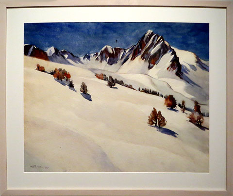 Paisatge d'Andora. Miquel Farr&eacute; Albag&eacute;s. 1941