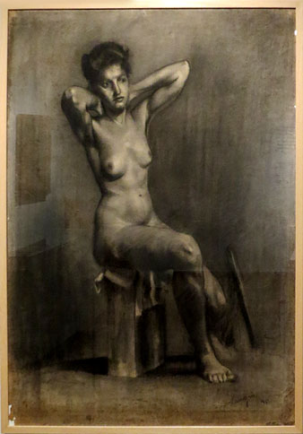 Acad&egrave;mia. Nu femen&iacute;. Albert Sangr&agrave; Dom&egrave;nech. 1945