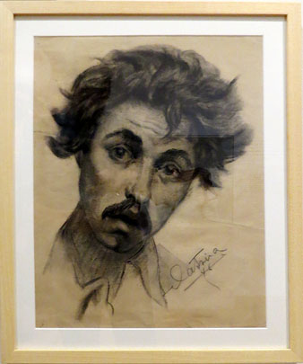 Autoretrat. Joaquim Datsira Prun&eacute;s. 1946
