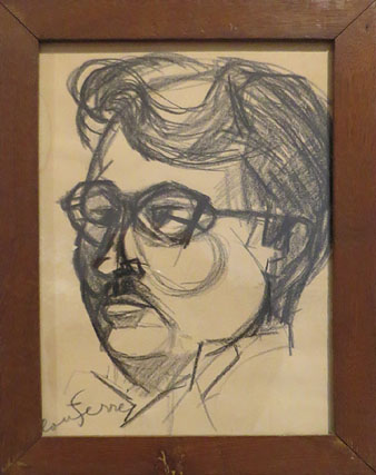 Retrat de Josep Mart&iacute; Sab&eacute;. Maties Palau Ferr&eacute;s. Ca. 1960