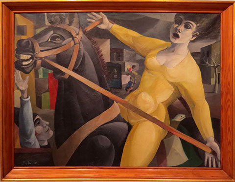 Escena de circ. Joaquim Datsira Prun&eacute;s. Ca. 1955
