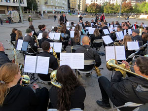 Fires de Sant Narc&iacute;s 2022. Concert de Girona Banda Band i l'Associaci&oacute; Musical Filharm&ograve;nica Rossellana