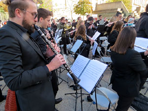 Fires de Sant Narc&iacute;s 2022. Concert de Girona Banda Band i l'Associaci&oacute; Musical Filharm&ograve;nica Rossellana