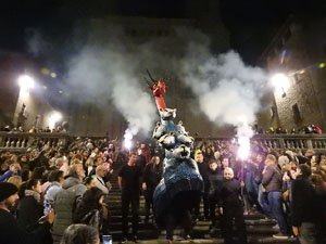 Fires de Sant Narc&iacute;s 2022. Drakofarra amb Fal&middot;lera Gironina