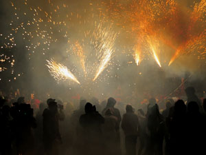 Fires de Sant Narc&iacute;s 2022. El correfoc amb els Diables de l'Onyar