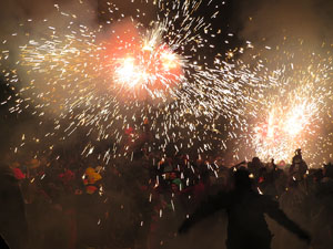 Fires de Sant Narc&iacute;s 2022. El correfoc amb els Diables de l'Onyar