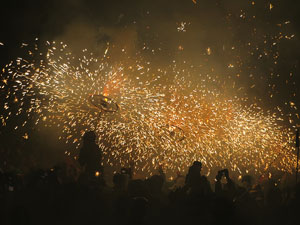 Fires de Sant Narc&iacute;s 2022. El correfoc amb els Diables de l'Onyar