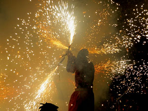 Fires de Sant Narc&iacute;s 2022. El correfoc amb els Diables de l'Onyar