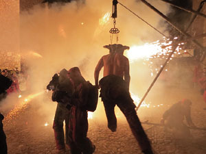 Fires de Sant Narc&iacute;s 2022. El correfoc amb els Diables de l'Onyar