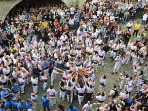 Fires de Sant Narc&iacute;s 2022. Diada castellera amb Marrecs de salt, Minyons de Terrassa i Capgrossos de Matar&oacute;