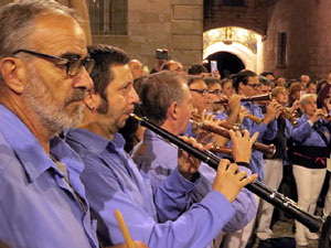 Fires de Sant Narc&iacute;s 2022. Pilar a les escales de la Catedral