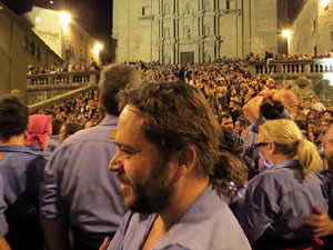 Fires de Sant Narc&iacute;s 2022. Pilar a les escales de la Catedral