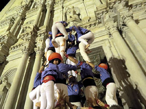 Fires de Sant Narc&iacute;s 2022. Pilar a les escales de la Catedral