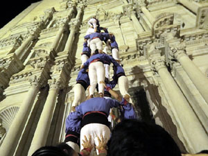 Fires de Sant Narc&iacute;s 2022. Pilar a les escales de la Catedral