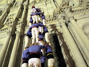 Fires de Sant Narc&iacute;s 2022. Pilar a les escales de la Catedral