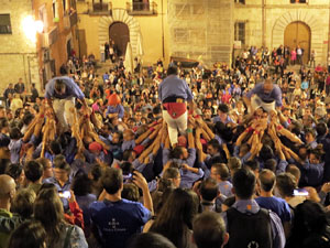 Fires de Sant Narc&iacute;s 2022. Pilar a les escales de la Catedral