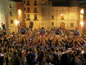 Fires de Sant Narc&iacute;s 2022. Pilar a les escales de la Catedral