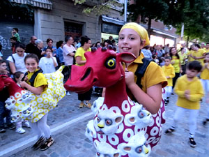 Fires de Sant Narc&iacute;s 2022. El preg&oacute;. Cercaviles de gegants i capgrossos