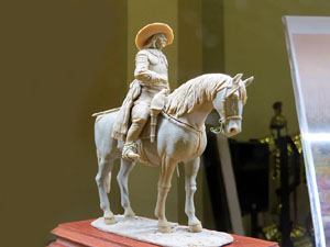 Fires de Sant Narc&iacute;s 2022. Exposici&oacute; Soldat de Plom a l'esgl&eacute;sia de Sant Lluc