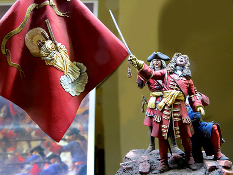 Fires de Girona 2022. Exposici&oacute; Soldat de Plom a l'esgl&eacute;sia de Sant Lluc