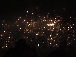 Fires de Sant Narc&iacute;s 2022. Correfoc amb els Trons de l'Onyar