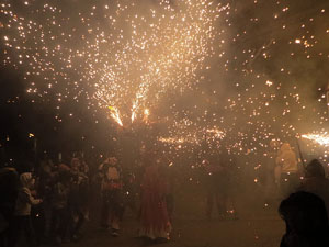 Fires de Sant Narc&iacute;s 2022. Correfoc amb els Trons de l'Onyar
