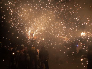 Fires de Sant Narc&iacute;s 2022. Correfoc amb els Trons de l'Onyar