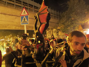 Fires de Sant Narc&iacute;s 2022. Correfoc amb els Trons de l'Onyar