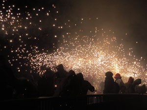 Fires de Sant Narc&iacute;s 2022. Correfoc amb els Trons de l'Onyar