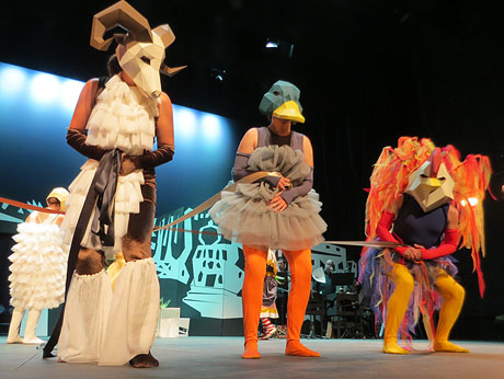 Representaci&oacute; de 'La mosca d'en Quim' per la Fal&middot;lera Gironina