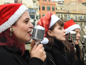 Nadal 2022. Girona Christmas Swing. Actuaci&oacute; de The Lolita's Sisters