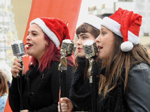 Nadal 2022. Girona Christmas Swing. Actuaci&oacute; de The Lolita's Sisters