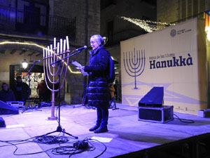 Nadal 2022. Encesa de les llums de Hanukk&agrave;