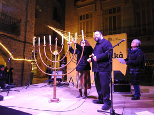 Nadal 2022. Encesa de les llums de Hanukk&agrave;