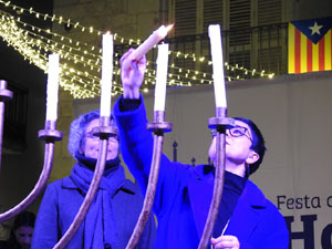 Nadal 2022. Encesa de les llums de Hanukk&agrave;