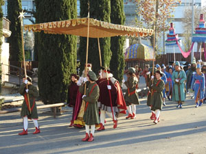Reis 2023. El campament reial al camp de Mart al parc de la Devesa