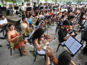 Festival Notes al parc 2022. Jove Orquestra de les Comarques Gironines