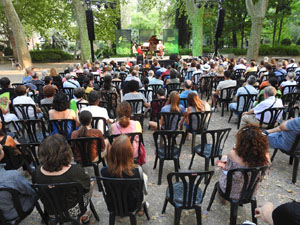 Festival Notes al parc 2022. Dom&egrave;nech Surroca i Nadia Bosch