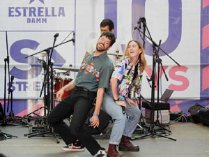 Festival Strenes 2022. Concert de Lal'ba a la pujada de Sant Dom&egrave;nec