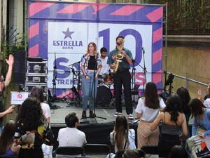 Festival Strenes 2022. Concert de Lal'ba a la pujada de Sant Dom&egrave;nec