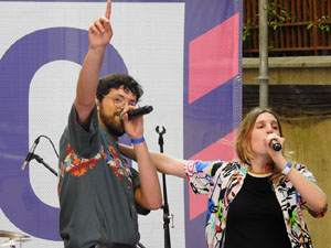 Festival Strenes 2022. Concert de Lal'ba a la pujada de Sant Dom&egrave;nec