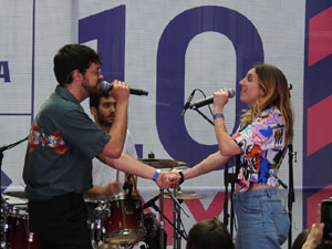Festival Strenes 2022. Concert de Lal'ba a la pujada de Sant Dom&egrave;nec