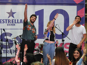 Festival Strenes 2022. Concert de Lal'ba a la pujada de Sant Dom&egrave;nec