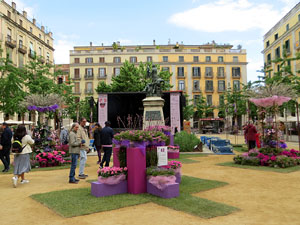 Temps de Flors 2022. Pla&ccedil;a de la Independ&egrave;ncia