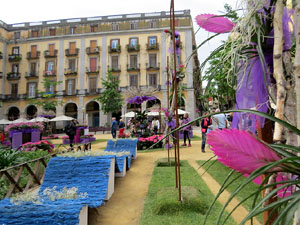 Temps de Flors 2022. Pla&ccedil;a de la Independ&egrave;ncia
