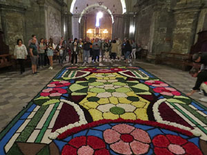 Temps de Flors 2022. Bas&iacute;lica de Sant Feliu. Capella de Sant Narc&iacute;s