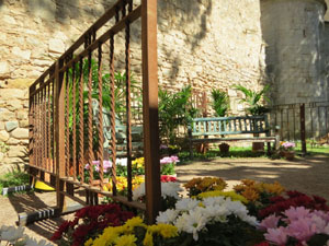 Temps de Flors 2022. Sant Pere de Galligants. Absis, tram 2